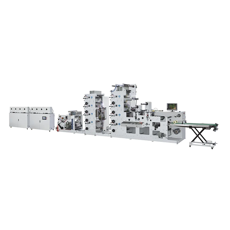 Stack type fire farge flexo printing machine